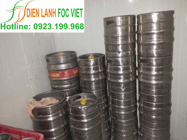 lắp đặt kho lạnh bảo quản bia