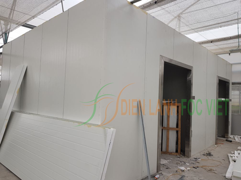 thi công nhà lạnh trồng nấm